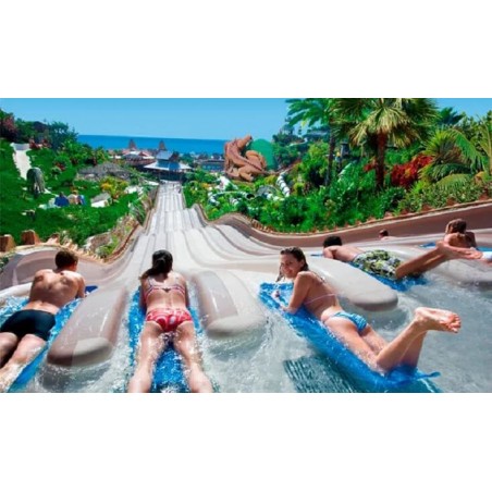 siam park teneryfa zjeżdżalnie wyścigowe