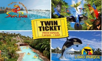 Siam Park i Loro Park Teneryfa – Twin Ticket