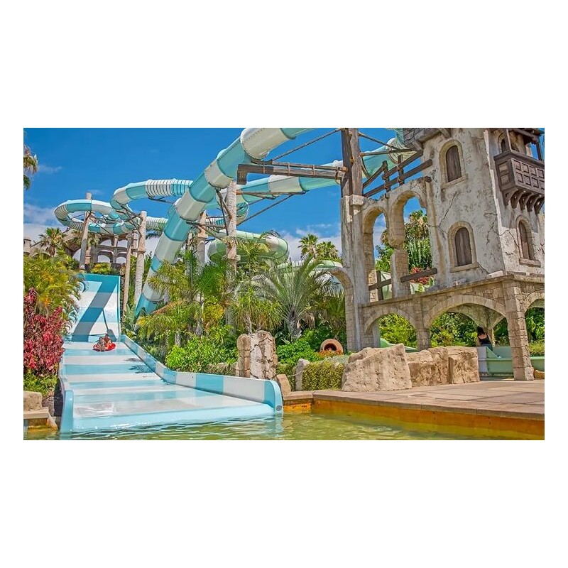 Aqualand Teneryfa – wieża ze zjeżdżalniami