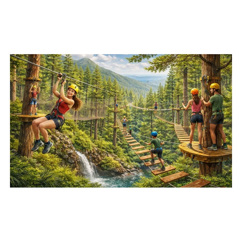 Forestal Park Teneryfa – park linowy