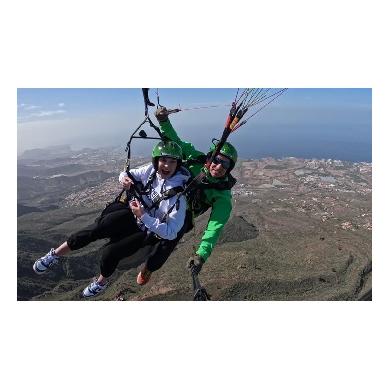 Vuelo en parapente tándem Tenerife