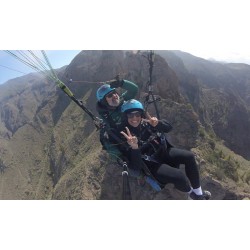 Gleitschirmflug Teneriffa Bergblick