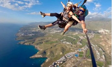 Vol acrobatique en parapente Adeje Tenerife