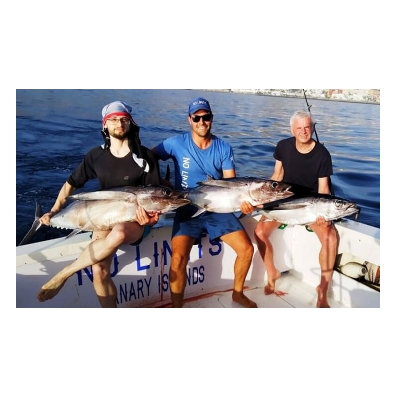 Sortie pêche Tenerife No Limits équipement équipage