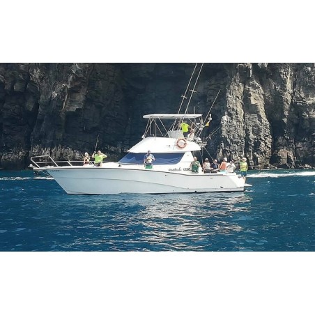 Private fishing trip Tenerife No Limits ocean