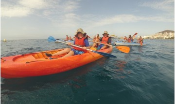 kayak ocean tenerife snorkeling