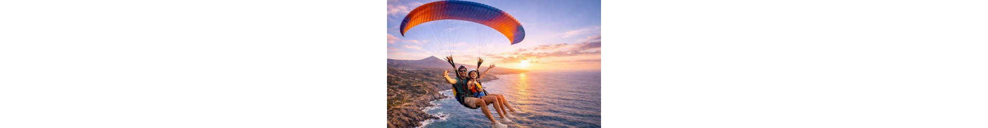 Voo de parapente Tenerife – tandem, vistas, reserva online
