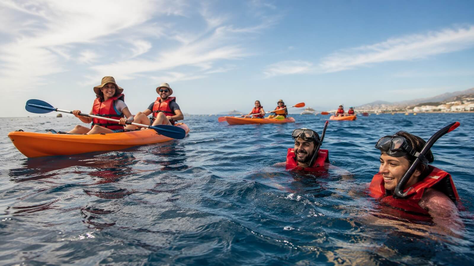 Kajaki i snorkeling na Teneryfie