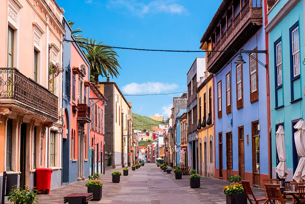 Historyczne centrum La Laguna na Teneryfie