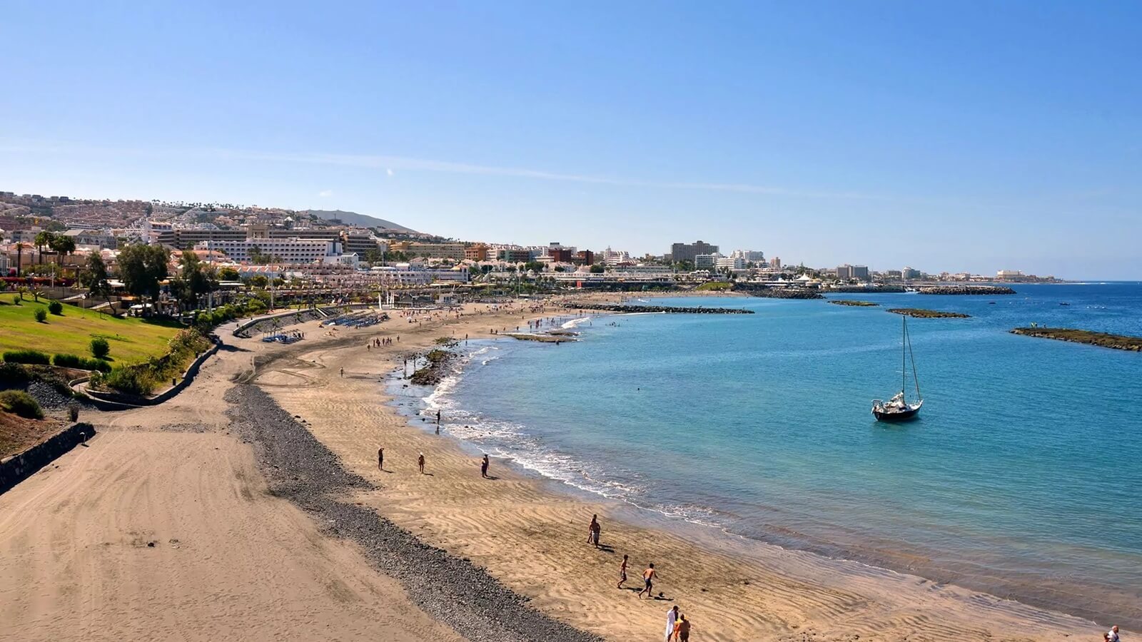 Plaże Fañabé i Torviscas w Costa Adeje na Teneryfie